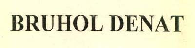 BRUHOL DENAT logo