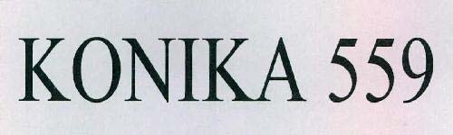 KONIKA 559 logo