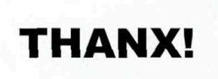THANX! logo