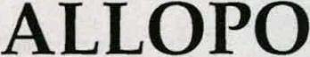 ALLOPO logo