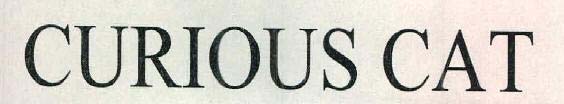 CURIOUS CAT logo