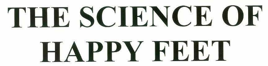 THE SCIENCE OF HAPPY FEET logo
