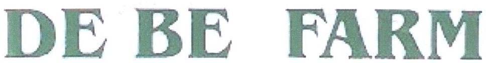 DE BE FARM logo
