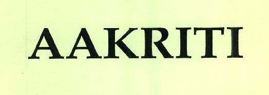 AAKRITI logo