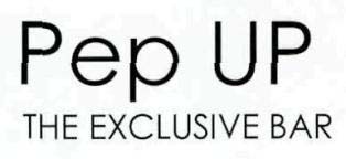 Pep UP THE EXCLUSIVE BAR logo