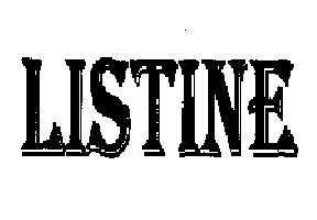 LISTINE logo