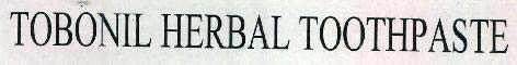 TOBONIL HERBAL TOOTHPASTE logo