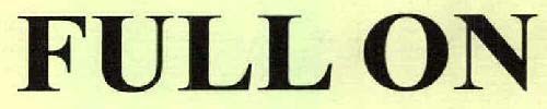 FULL ON logo