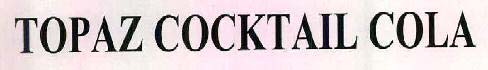TOPAZ COCKTAIL COLA logo