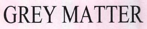 GREY MATTER logo