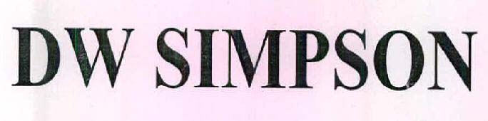 DW SIMPSON logo