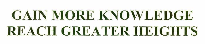 GAIN MORE KNOWLEDGE REACH GREATER HEIGHTS logo