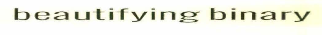 beautifvinys binary logo