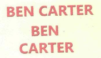 BEN CARTER BEN | CARTER logo