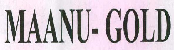 MAANU: GOLD logo