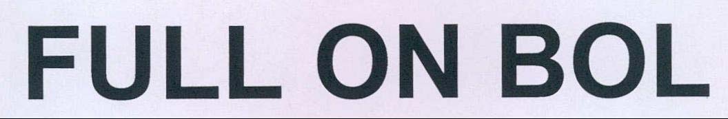 FULL ON BOL logo