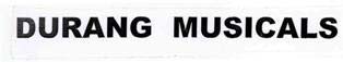 DURANG MUSICALS logo