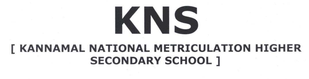 [ KANNAMAL NATIONAL METRICULATION HIGHER SECONDARY SCHOOL J] logo