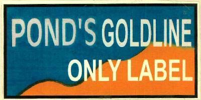POND'S GOLDLINE ONLY LABEL logo