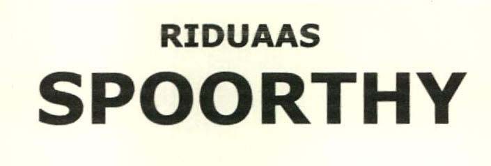 SPOORTHY logo