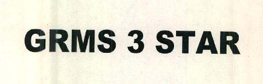 GRMS 3 STAR logo