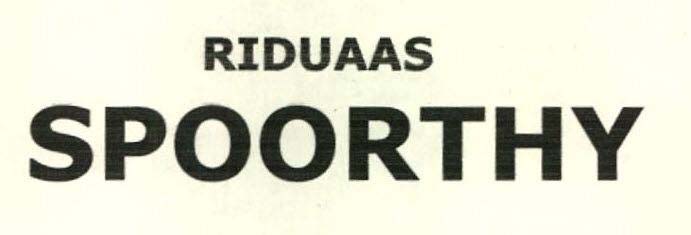 SPOORTHY logo