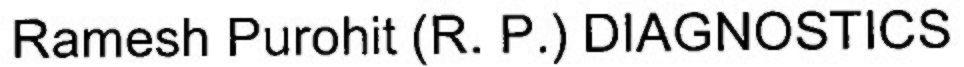 Ramesh Purohit (R. P.) DIAGNOSTICS logo