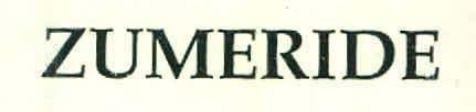 ZUMERIDE logo