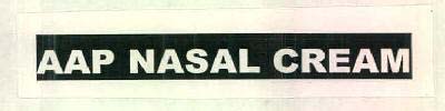 AAP NASAL CREAM logo