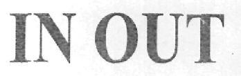 IN OUT logo
