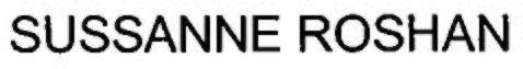 SUSSANNE ROSHAN logo