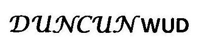 DUNCUN WUD logo