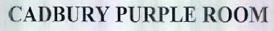 CADBURY PURPLE ROOM logo