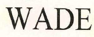 WADE logo