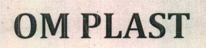 OM PLAST logo