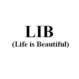 LIB (Life is Beautiful) logo