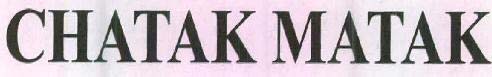 CHATAK MATAK logo