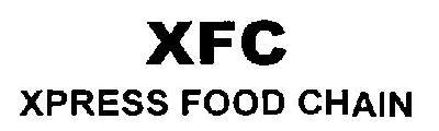 XFC XPRESS FOOD CHAIN logo