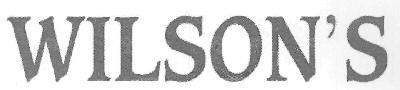 WILSON’S logo