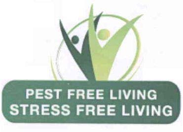 PEST FREE LIVING STRESS FREE LIVING logo