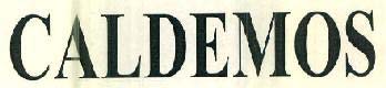 CALDEMOS logo