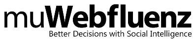 muWebfluenz Better Decisions with Social Intelligence logo
