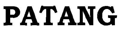 PATANG logo