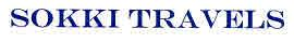 SOKKI TRAVELS logo
