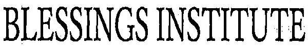 BLESSINGS INSTITUTE logo