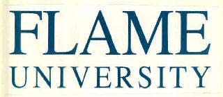 FLAME UNIVERSITY logo