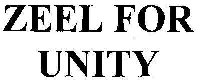 ZEEL FOR UNITY logo