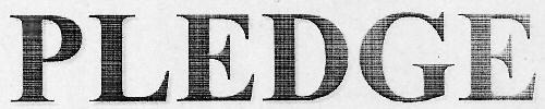 PLEDGE logo