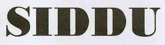 SIDDU logo