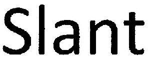 Slant logo
